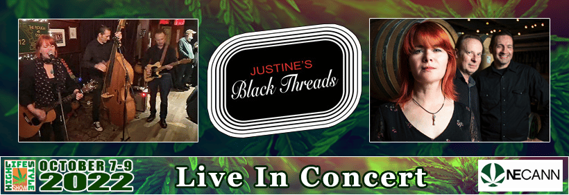 Justine's Black Threads in concert Sunday Oct. 9th Main Stage Outdoors