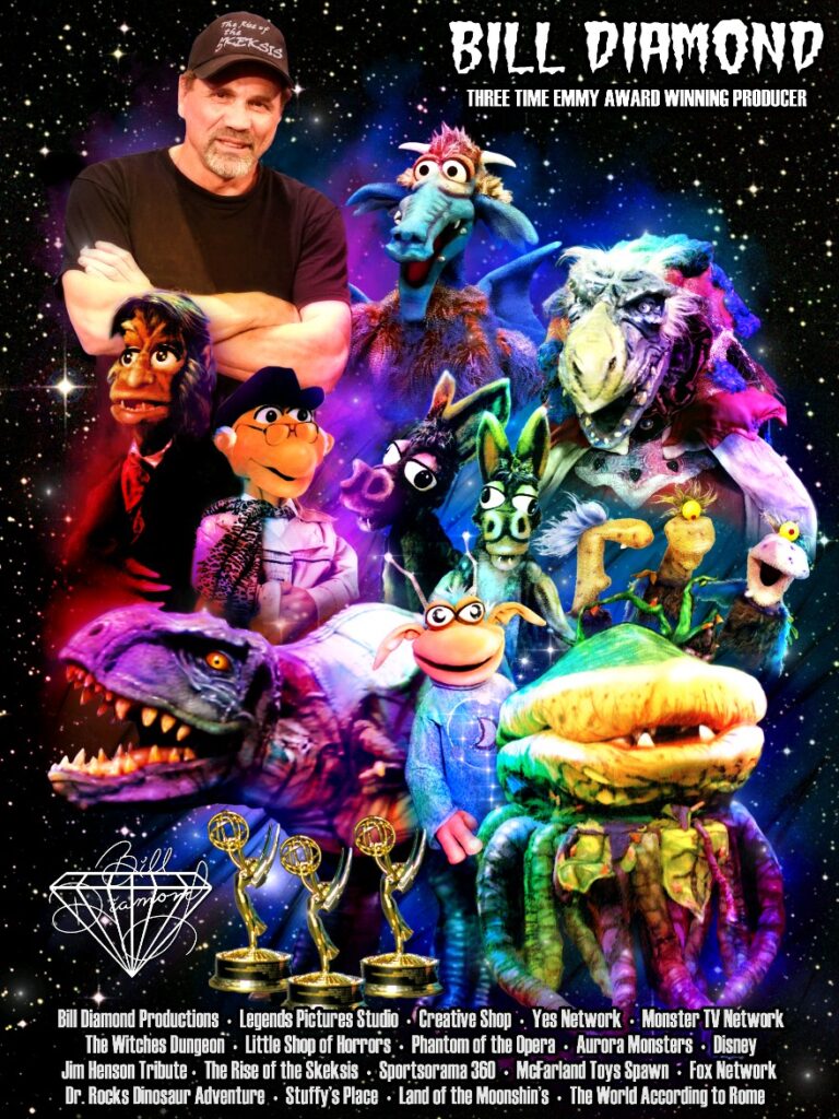 BILL DIAMOND - Emmy Winning Puppeteer, Artist, Creator