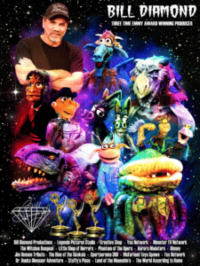 Meet Emmy Winning Puppeteer, Artist, Creator Bill Diamond Oct. 7-9 2022